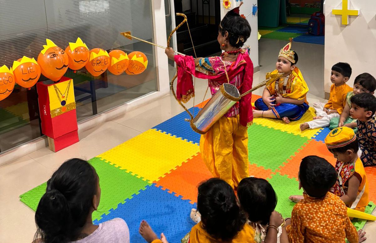Best Preschool and Day care in Goregaon we celebrate each festival to introduce the multi-festivities of India.