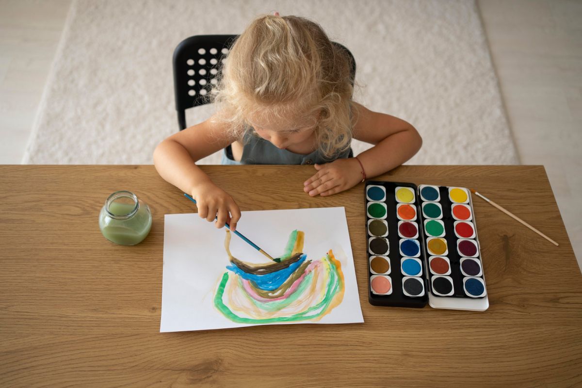 From Crayons to Confidence: How Art Sparks Early Development, Elzee the best preschool and day care facility in Mumbai.