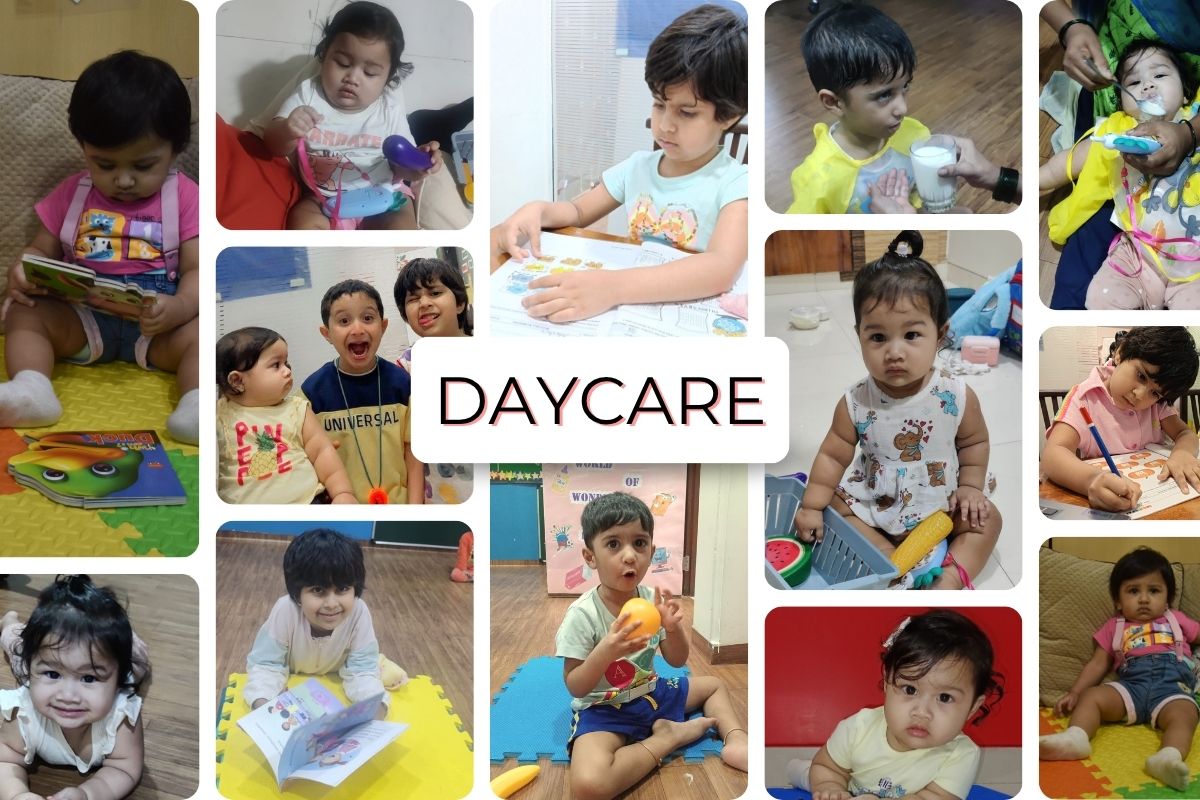 Children engaged in play and learning inside Elzee’s daycare facility, guided by caring staff in a warm and safe environment